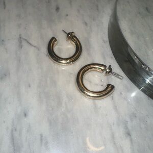 Elegant Gold Hoop Earrings